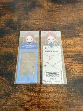 Le sserafim Antifragile Kazuha Book mark divider SET